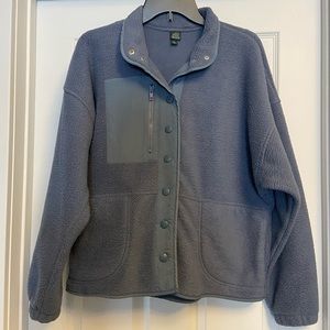 Wild Fable Snap-Up Fleece Jacket